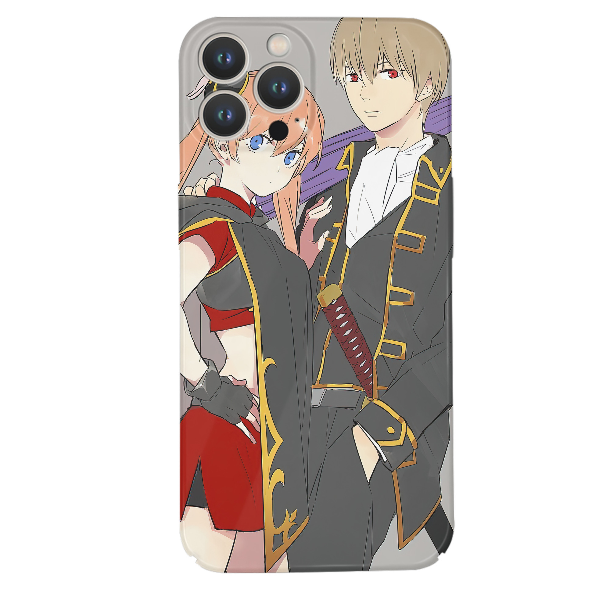 （画像用） ぎんたま 坂田銀時（さかたぎんとき） 神楽 志村新八（しむら しんぱち） GINTAMA Sakata Gintoki Kagura Shimura Shinpachi 【iPhone 14シリーズ対応】ハードケース